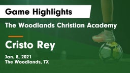 The Woodlands Christian Academy  vs Cristo Rey   Game Highlights - Jan. 8, 2021