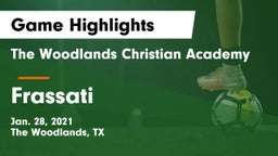 The Woodlands Christian Academy  vs Frassati  Game Highlights - Jan. 28, 2021