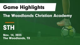 The Woodlands Christian Academy vs STH Game Highlights - Nov. 14, 2023