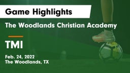 The Woodlands Christian Academy  vs TMI Game Highlights - Feb. 24, 2022