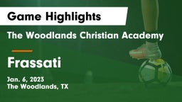The Woodlands Christian Academy  vs Frassati Game Highlights - Jan. 6, 2023