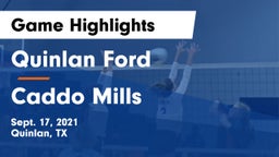 Quinlan Ford  vs Caddo Mills  Game Highlights - Sept. 17, 2021