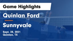 Quinlan Ford  vs Sunnyvale  Game Highlights - Sept. 28, 2021