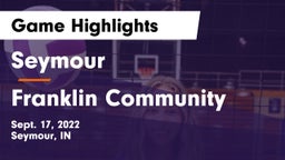 Seymour  vs Franklin Community  Game Highlights - Sept. 17, 2022
