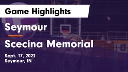 Seymour  vs Scecina Memorial  Game Highlights - Sept. 17, 2022