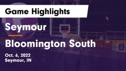 Seymour  vs Bloomington South  Game Highlights - Oct. 6, 2022