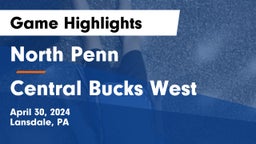 North Penn  vs Central Bucks West  Game Highlights - April 30, 2024