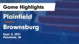 Plainfield  vs Brownsburg  Game Highlights - Sept. 8, 2021