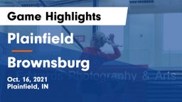 Plainfield  vs Brownsburg  Game Highlights - Oct. 16, 2021