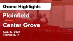 Plainfield  vs Center Grove  Game Highlights - Aug. 27, 2022