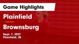 Plainfield  vs Brownsburg  Game Highlights - Sept. 7, 2022