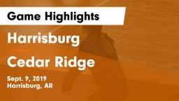 Harrisburg  vs Cedar Ridge Game Highlights - Sept. 9, 2019