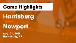 Harrisburg  vs Newport  Game Highlights - Aug. 31, 2020