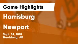 Harrisburg  vs Newport  Game Highlights - Sept. 24, 2020