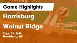 Harrisburg  vs Walnut Ridge  Game Highlights - Sept. 29, 2020