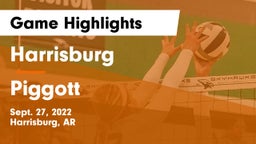 Harrisburg  vs Piggott  Game Highlights - Sept. 27, 2022