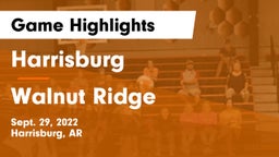 Harrisburg  vs Walnut Ridge  Game Highlights - Sept. 29, 2022
