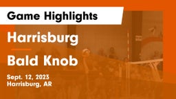 Harrisburg  vs Bald Knob Game Highlights - Sept. 12, 2023