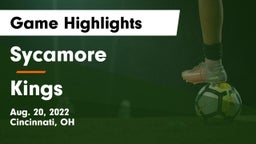 Sycamore  vs Kings  Game Highlights - Aug. 20, 2022