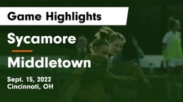 Sycamore  vs Middletown  Game Highlights - Sept. 15, 2022