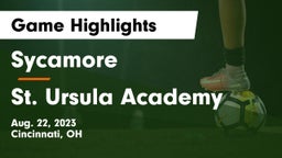 Sycamore  vs St. Ursula Academy Game Highlights - Aug. 22, 2023