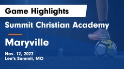 Summit Christian Academy vs Maryville  Game Highlights - Nov. 12, 2022