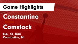 Constantine  vs Comstock  Game Highlights - Feb. 18, 2020