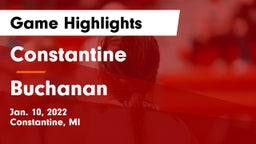 Constantine  vs Buchanan  Game Highlights - Jan. 10, 2022