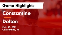Constantine  vs Delton Game Highlights - Feb. 15, 2022