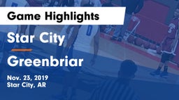 Star City  vs Greenbriar Game Highlights - Nov. 23, 2019