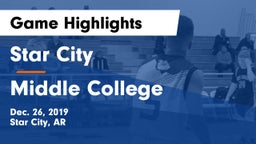 Star City  vs Middle College  Game Highlights - Dec. 26, 2019