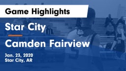Star City  vs Camden Fairview  Game Highlights - Jan. 23, 2020