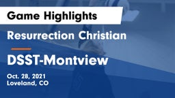 Resurrection Christian  vs DSST-Montview Game Highlights - Oct. 28, 2021