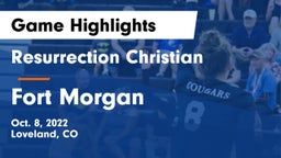 Resurrection Christian  vs Fort Morgan  Game Highlights - Oct. 8, 2022