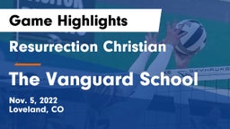 Resurrection Christian  vs The Vanguard School Game Highlights - Nov. 5, 2022