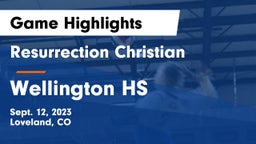 Resurrection Christian  vs Wellington HS Game Highlights - Sept. 12, 2023