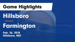 Hillsboro  vs Farmington  Game Highlights - Feb. 26, 2018