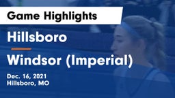 Hillsboro  vs Windsor (Imperial)  Game Highlights - Dec. 16, 2021