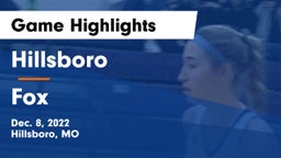 Hillsboro  vs Fox  Game Highlights - Dec. 8, 2022