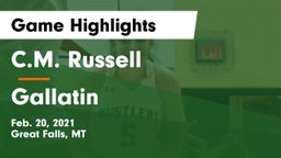 C.M. Russell  vs Gallatin  Game Highlights - Feb. 20, 2021