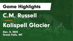 C.M. Russell  vs Kalispell Glacier  Game Highlights - Dec. 8, 2023