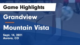 Grandview  vs Mountain Vista  Game Highlights - Sept. 14, 2021