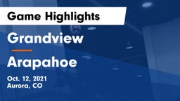 Grandview  vs Arapahoe Game Highlights - Oct. 12, 2021