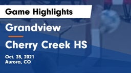 Grandview  vs Cherry Creek HS Game Highlights - Oct. 28, 2021