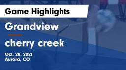 Grandview  vs cherry creek Game Highlights - Oct. 28, 2021