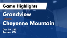 Grandview  vs Cheyenne Mountain  Game Highlights - Oct. 30, 2021