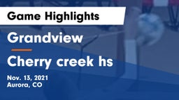 Grandview  vs Cherry creek hs Game Highlights - Nov. 13, 2021