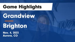 Grandview  vs Brighton  Game Highlights - Nov. 4, 2023