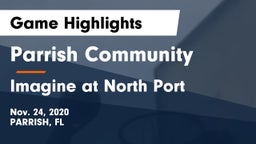 Parrish Community  vs Imagine at North Port Game Highlights - Nov. 24, 2020