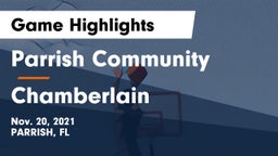 Parrish Community  vs Chamberlain  Game Highlights - Nov. 20, 2021